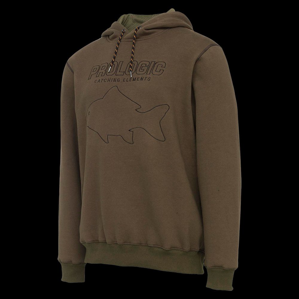 MEGA FISH HOODIE M ARMY GREEN